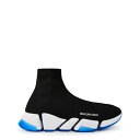【送料無料】 バレンシアガ メンズ スニーカー シューズ Speed 2.0 Clear Sole Recycled Knit Trainers Black/B...