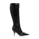【送料無料】 バレンシアガ レディース ブーツ・レインブーツ シューズ Cagole Heeled Boots Black 1081