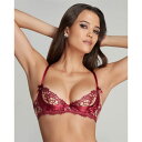 【送料無料】 エージェントプロヴォケイター レディース ブラジャー アンダーウェア DIONI Plunge Underwired Bra Burgundy