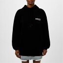 【送料無料】 バレンシアガ レディース パーカー・スウェット フーディー アウター Political Campaign Hoodie Black 1070