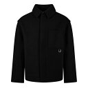 【送料無料】 ジャクエムス メンズ ジャケット・ブルゾン アウター Jacq Le Manteau Crt Sn44 Black