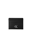 【送料無料】 カルバンクライン レディース 財布 アクセサリー MINIMAL MONOGRAM CARDCASE 6CC Black