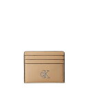 【送料無料】 カルバンクライン レディース 財布 アクセサリー MINIMAL MONOGRAM CARDCASE 6CC Crockery