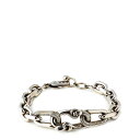 【送料無料】 アレキサンダー・マックイーン メンズ ブレスレット・バングル・アンクレット アクセサリー Alex Snk Bracelet Sn44 Silve...