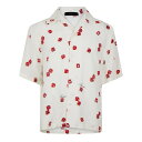 【送料無料】 アミリ メンズ シャツ トップス Amiri Dice S/S Shirt Sn52 Alabaster