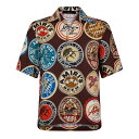 【送料無料】 アミリ メンズ シャツ トップス Amiri Coaster Shirt Sn52 Chocolate
