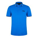 【送料無料】 ボス メンズ ポロシャツ トップス Paddy Pro Polo Shirt Open Blue
