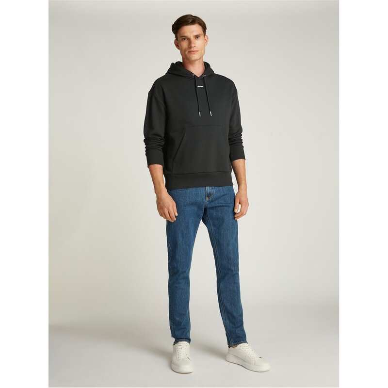 【送料無料】 カルバンクライン メンズ パーカー・スウェット アウター NANO LOGO HOODIE Black BEH