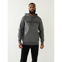 【送料無料】 トゥルーレリジョン メンズ パーカー・スウェット アウター Painted Horseshoe Puff Print Hoodie Irongate