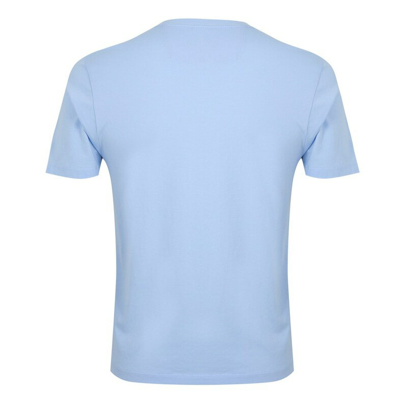 【送料無料】 シーピーカンパニー メンズ Tシャツ トップス Block Logo T-Shirt Cerulean 814