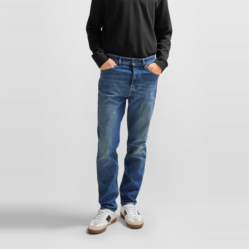 【送料無料】 ボス メンズ デニムパンツ ボトムス Taber BC-C 10239566 06 Medium Blue 428