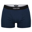 【送料無料】 トム・フォード メンズ ボクサーパンツ アンダーウェア Logo Boxer Briefs Navy 412