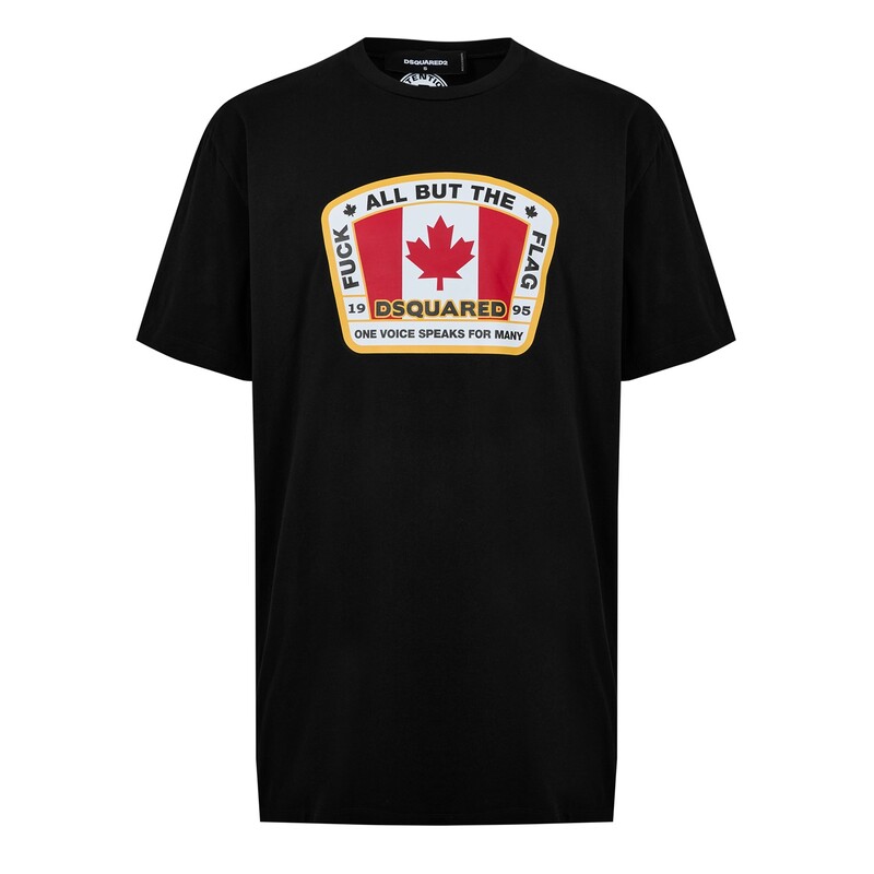 【送料無料】 ディースクエアード メンズ Tシャツ トップス Dsquared2 Dsquared2 C. Tee Black