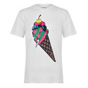【送料無料】 アイスクリーム メンズ Tシャツ トップス IC Cone man T Sn52 White
