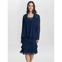 【送料無料】 ジーナバッコーニ レディース ワンピース トップス Leigh Embellished Sequin Jacket Dress SPRING NA...