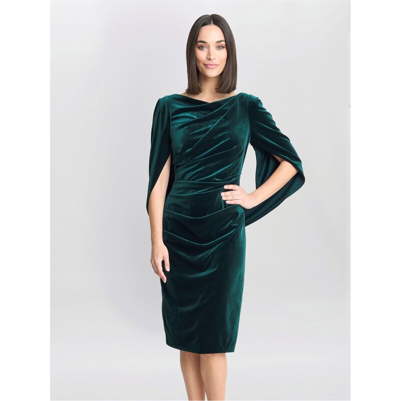 ̵ ʥХå ǥ ԡ ȥåץ Rosalind Velvet Dress With Back Piece...