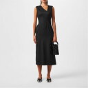 【送料無料】 アレキサンダー・マックイーン レディース ワンピース トップス Midi A-Line Dress GREY