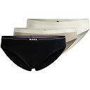 【送料無料】 ボス レディース パンツ アンダーウェア 3P BRIEF 10257715 01 Open Misc