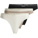 【送料無料】 ボス レディース パンツ アンダーウェア 3P THONG 10257715 01 Open Misc