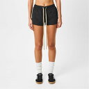 【送料無料】 フィアオブゴッド レディース ナイトウェア アンダーウェア Logo Shorts Black(4)
