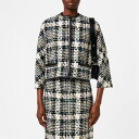 【送料無料】 アレキサンダー・マックイーン レディース ジャケット・ブルゾン アウター Hybrid Tweed Cocoon Jacket Multicolo...