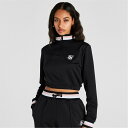 【送料無料】 シックシルク レディース パーカー・スウェット アウター Zip Hoodie Ld99 Black