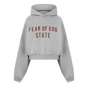 【送料無料】 フィアオブゴッド レディース パーカー・スウェット アウター Heavy Fleece State Hoodie Dark Heather