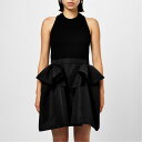 【送料無料】 アレキサンダー・マックイーン レディース ワンピース トップス Cut And Sew Dress Black