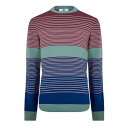 【送料無料】 ミッソーニ メンズ パーカー・スウェット アウター Missoni Knit Swet 99 Vinaccia Blue