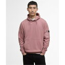 【送料無料】 バブアー メンズ パーカー・スウェット アウター Ewan Hoodie Vintage Pink
