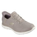 【送料無料】 スケッチャーズ レディース スニーカー シューズ Slip-Ins: Summits - Diamond Dream Grey/Pink(4)