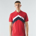 【送料無料】 プレティグリーン メンズ ポロシャツ トップス PG Chest Strp Polo Sn99 Red(4)