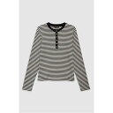 【送料無料】 アニービン レディース シャツ トップス Anine Alessia LS T Ld51 Cream/Black(4)