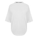 【送料無料】 パーム・エンジェルス レディース Tシャツ トップス Back Logo T-Shirt White