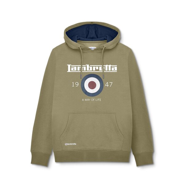 【送料無料】 ランブレッタ メンズ パーカー・スウェット アウター Hoodie Green