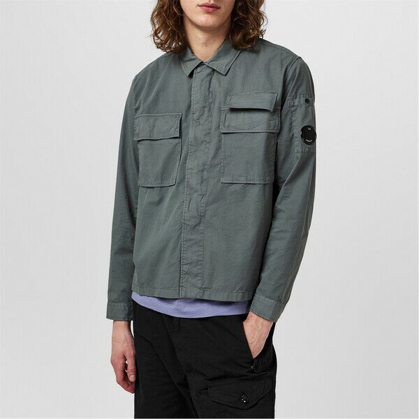 ̵ ԡѥˡ   ȥåץ CP Company Shirts - Long Sleeve Smk Pear...