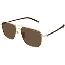 【送料無料】 モンブラン メンズ サングラス・アイウェア アクセサリー Mont B MB0367SA Sn52 Gold/Brown