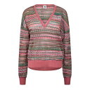 【送料無料】 ミッソーニ レディース ニット・セーター アウター V Neck Sweater Pink Magenta(4)