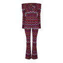 【送料無料】 ミッソーニ レディース ワンピース トップス Missoni Viscs Chv J Ld99 Black/Red/Whit