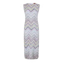 【送料無料】 ミッソーニ レディース ワンピース トップス Missoni Emb Sq E Drs Ld99 Multi