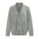 【送料無料】 ビー ユー レディース ニット・セーター アウター You Women Oversized Cardigan Grey Marl