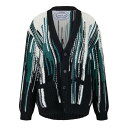 【送料無料】 ミッソーニ レディース ニット・セーター アウター Missoni Brmbl Cardi Ld99 Black/White