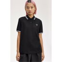 【送料無料】 フレッドペリー レディース ポロシャツ トップス Fred Tipped Polo Ld00 BLACK WHITE