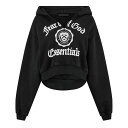 【送料無料】 フィアオブゴッド レディース パーカー・スウェット アウター FGE V-Neck Hoodie Ld52 Black