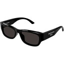 【送料無料】 バレンシアガ メンズ サングラス・アイウェア アクセサリー Bal S BB0390SK-001 Sn53 Black/Grey