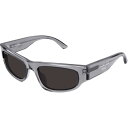 【送料無料】 バレンシアガ メンズ サングラス・アイウェア アクセサリー Cat Eye Sunglasses Grey