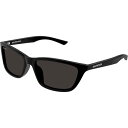 【送料無料】 バレンシアガ メンズ サングラス・アイウェア アクセサリー Rectangle Sunglasses Black/Grey