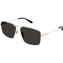 【送料無料】 バレンシアガ メンズ サングラス・アイウェア アクセサリー Bal S BB0418SK-002 Sn53 Silver/Grey