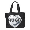 【送料無料】 フューゴ レディース ハンドバッグ バッグ Hugo Becky Tote-Heart 10260368 01 Black