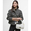 【送料無料】 バブアー レディース ハンドバッグ バッグ Quilted Medium Cross Body Bag G Silver Birch